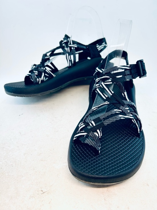 Chaco Shoes - Chaco Women's Scatter Black White ZX/3 Dual Strap Hiking Classic Sandals 6 37